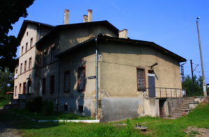 budynek dworca w Bieruniu